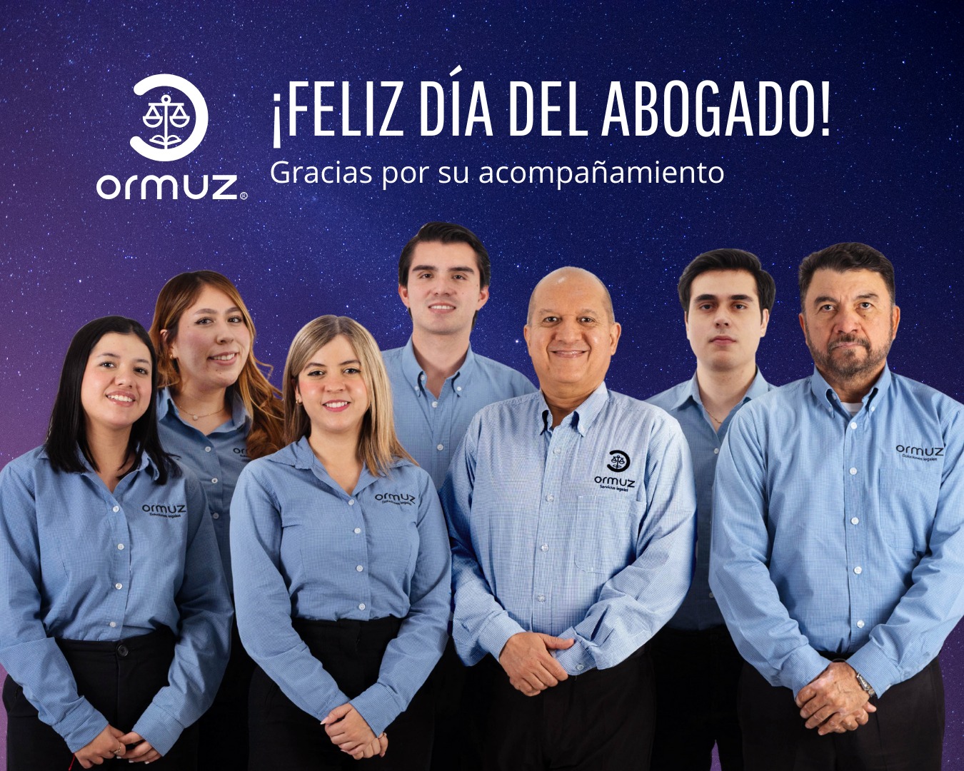 👩‍⚖️👨‍⚖️ ¡Feliz Día del Abogado!

En Ormuz queremos felicitar y agradecer a nuestros abogados por ser parte fundamental de este equipo ⚙️
Gracias por ayudar a crecer a los agentes de seguros en sus carreras 📈 y por traer justicia a los asegurados ⚖️💙

📣 Etiqueta a tu abogado o abogada favorita para felicitarle hoy.

#DíaDelAbogado #Ormuz #JusticiaQueTransforma #AgentesYAbogados #GraciasPorProtegernos #OrgulloOrmuz