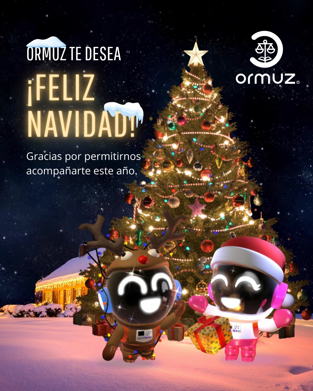 En Ormuz creemos que la tranquilidad también se construye con certeza, acompañamiento y confianza. 🚀
En esta Navidad, deseamos que compartas momentos de paz con quienes más quieres y que el próximo año venga lleno de claridad y nuevas oportunidades. 

Feliz Navidad 🎄✨
Con aprecio,
Ormuz Soluciones Legales

#FelizNavidad #Ormuz #ConfianzaLegal #Tranquilidad #CierreDeAño #NavidadConCerteza